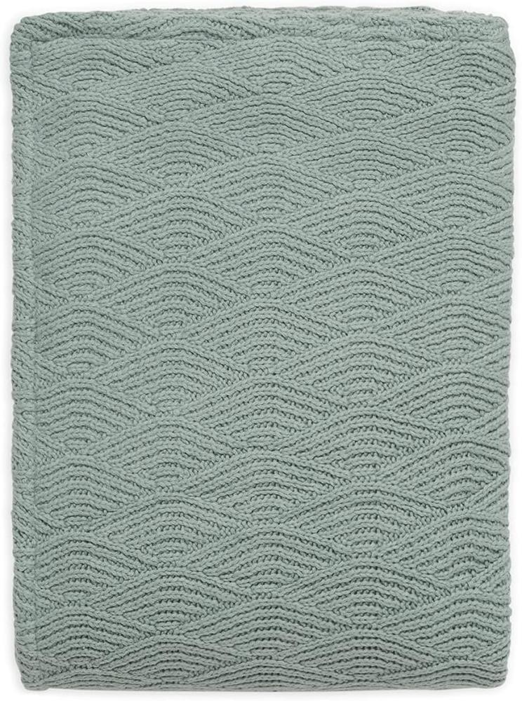 Jollein Babydecke River Knit 100 x 150 cm Fleece Aschgrün Bild 1