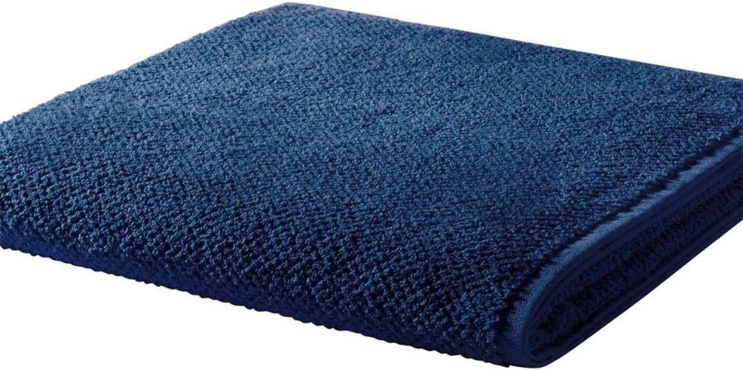 Handtuch Baumwolle Rice Design - Größe: 70x140, Farbe: Dunkelblau Bild 1