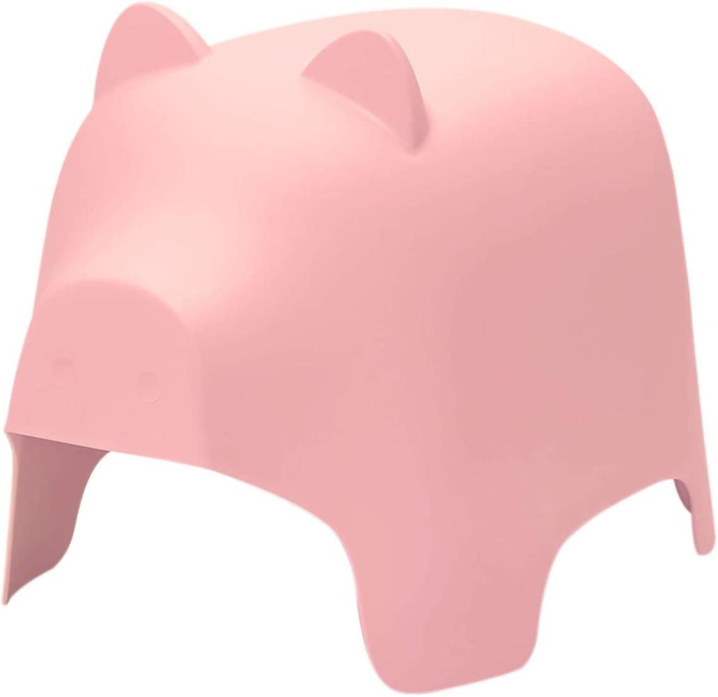 SoBuy 'Schwein' Kindehocker pink Bild 1