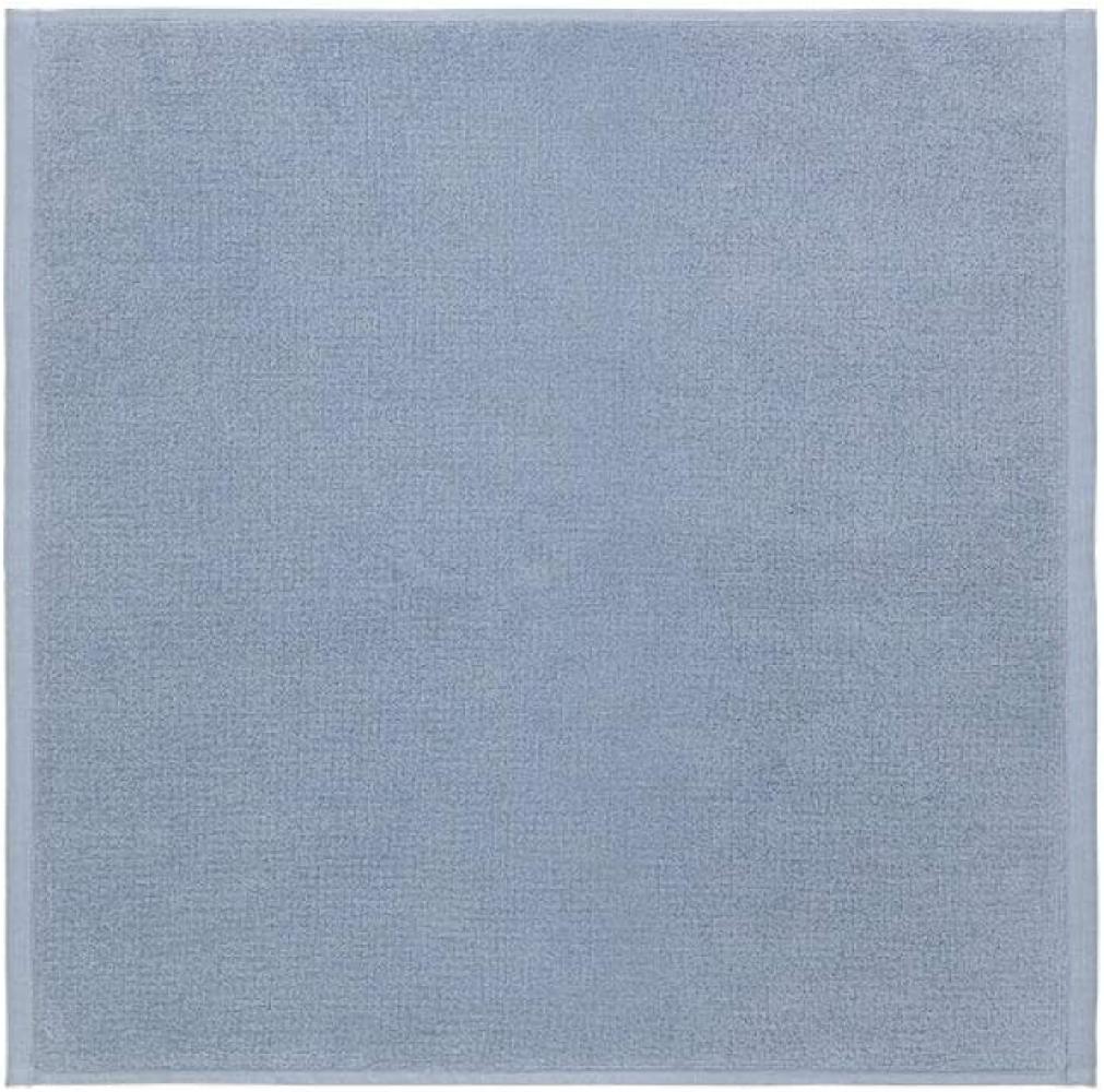 Blomus PIANA Badematte, Badezimmermatte, Bad Matte, Baumwolle, ashley blue, 55 x 55 cm, 69186 Bild 1