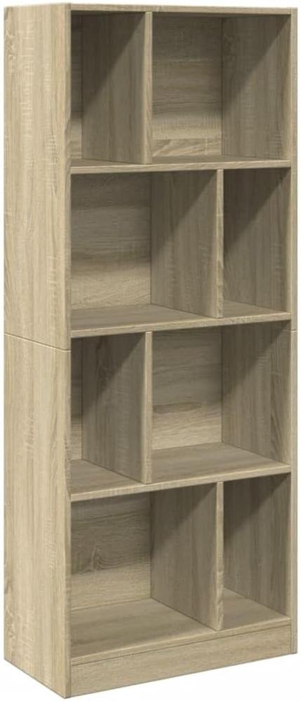 Bücherregal Sonoma-Eiche 57x28,5x141 cm Holzwerkstoff 847998 Bild 1