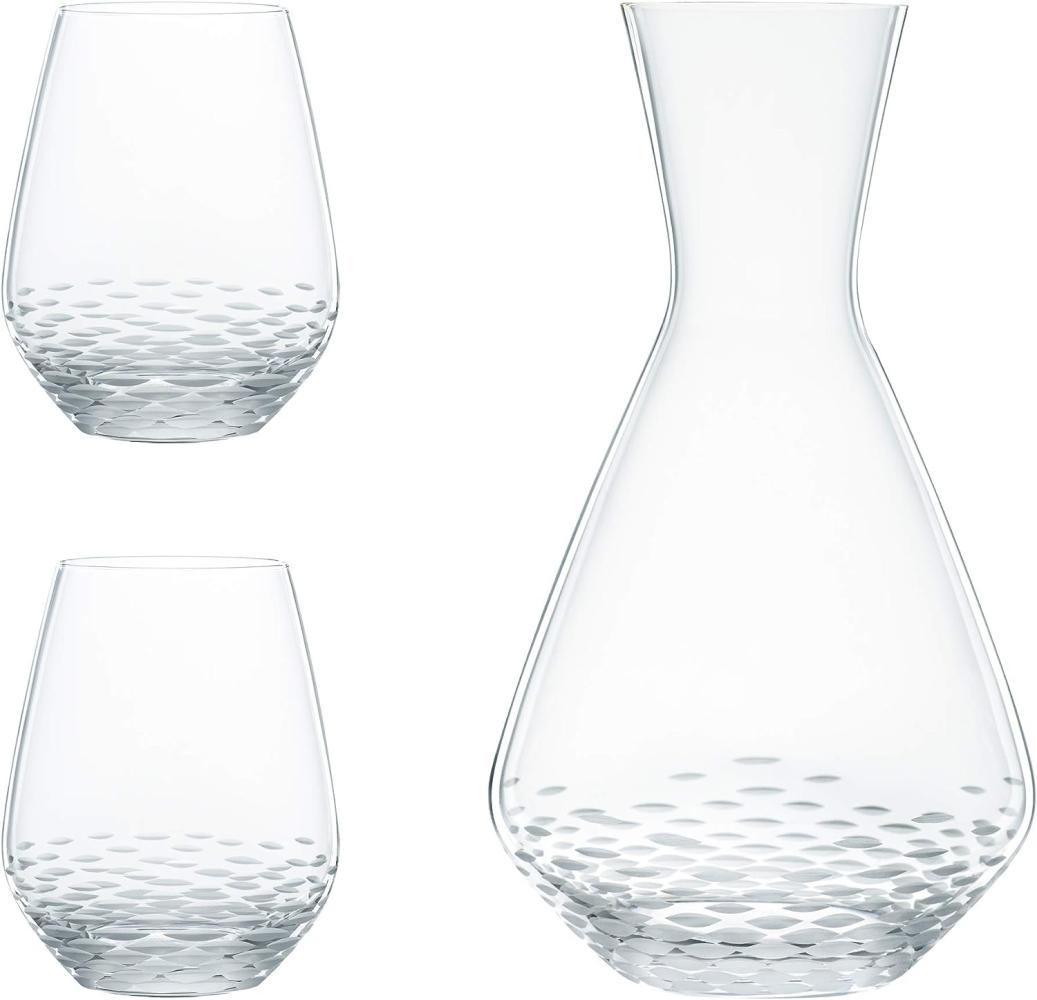 Nachtmann Mosaik Dekanter, 3-tlg, Karaffe, Dekantierkaraffe, mit Gläsern, Kristallglas, 1400 ml, 102437 Bild 1
