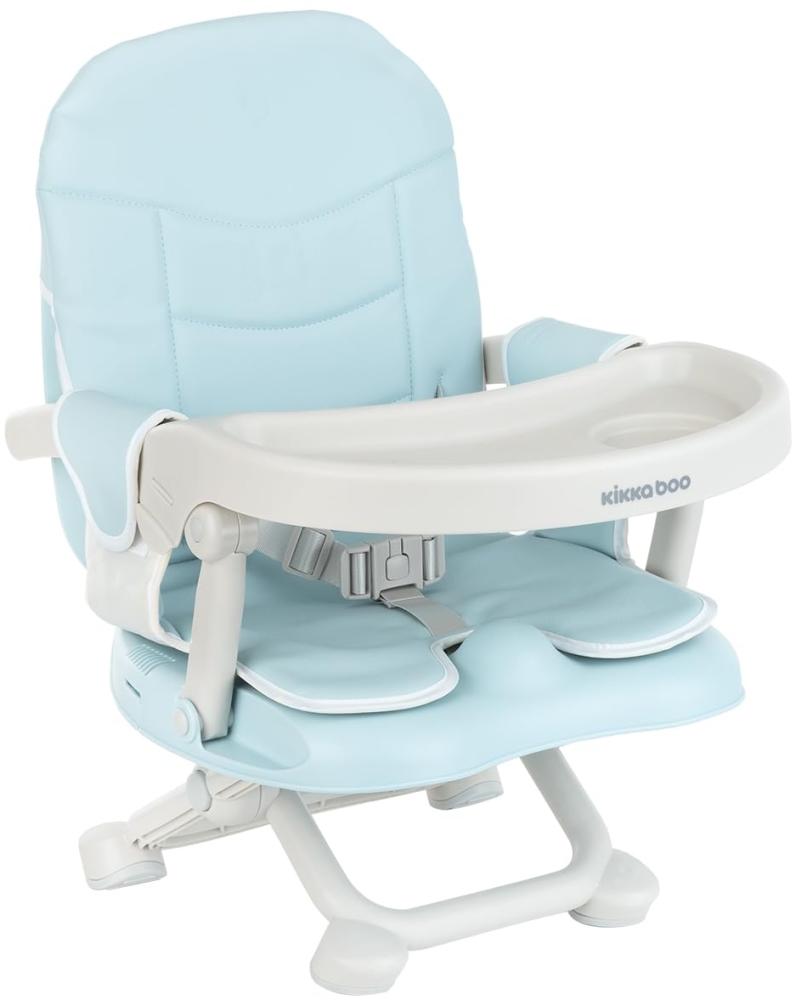 Kikkaboo Kindersitzerhöhung Pappo Booster, Tisch, klappbar, Sicherheitsgurt blau Bild 1