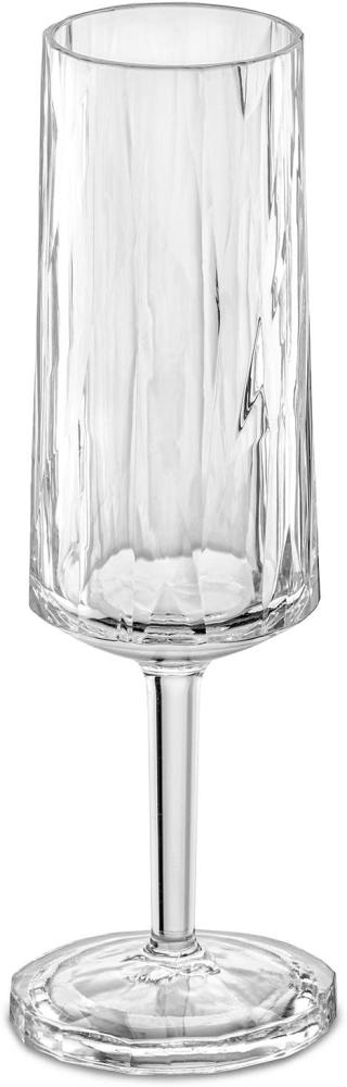 Koziol Superglas Club No. 14, Sektglas, Champagnerglas, Kunststoff, Crystal Clear, 100 ml, 3429535 Bild 1