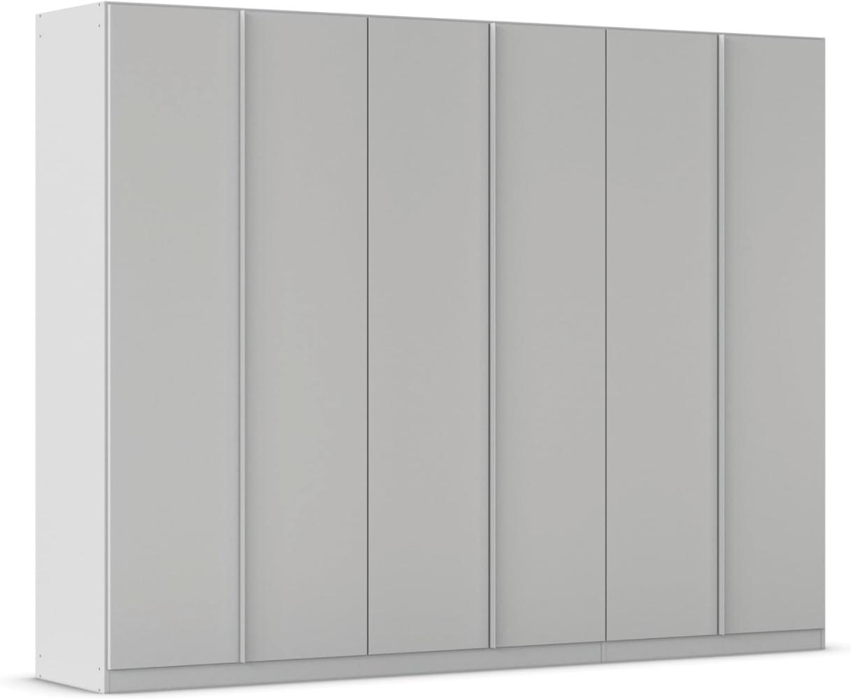 Kleiderschrank Drehtürenschrank Monostar | 6-türig | seidengrau 271 x 210 x 54 Bild 1