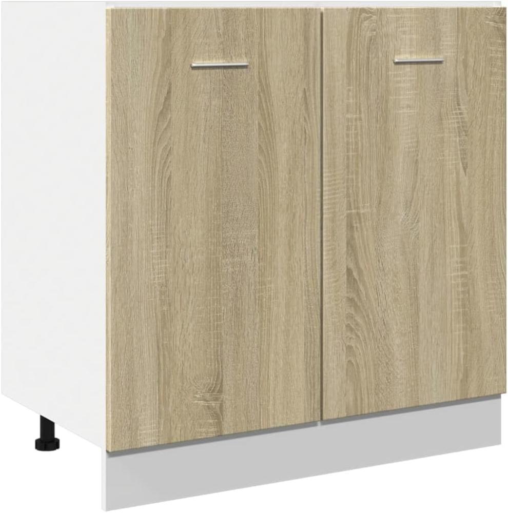 Unterschrank Sonoma-Eiche 80x46x81,5 cm Holzwerkstoff 849612 Bild 1