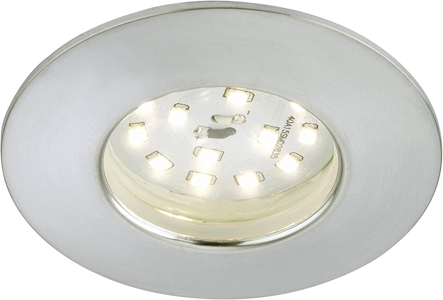 Briloner LED Einbauleuchte Attach alu Ø 7,5 cm Bild 1