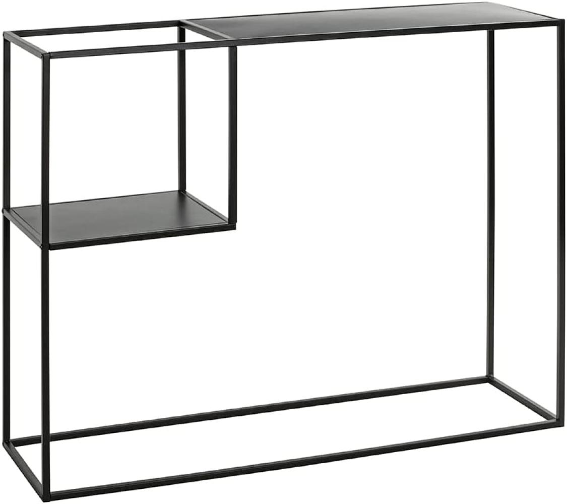 HAKU Möbel Konsole, Metall, schwarz, B 100 x T 30 x H 80 cm Bild 1