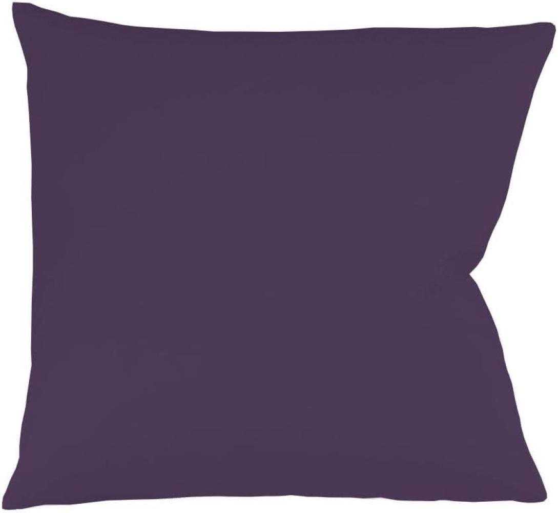 Fleuresse Mako-Satin-Kissenbezug uni colours lavendel 6062 40 x 40 cm Bild 1
