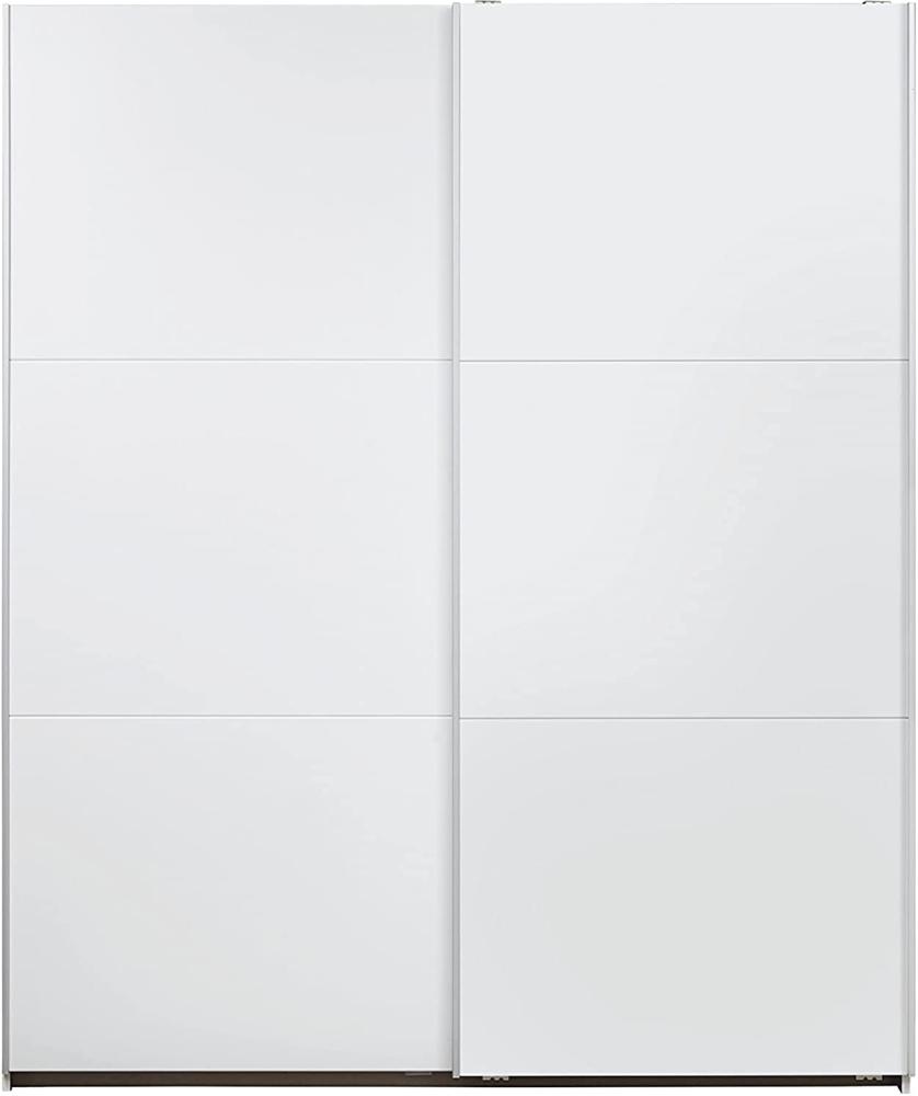 Rauch Möbel Santiago Schrank Schwebetürenschrank Weiß 2-türig inkl. Zubehörpaket Basic 2 Einlegeböden, 2 Kleiderstangen, BxHxT 175x210x59 cm Bild 1