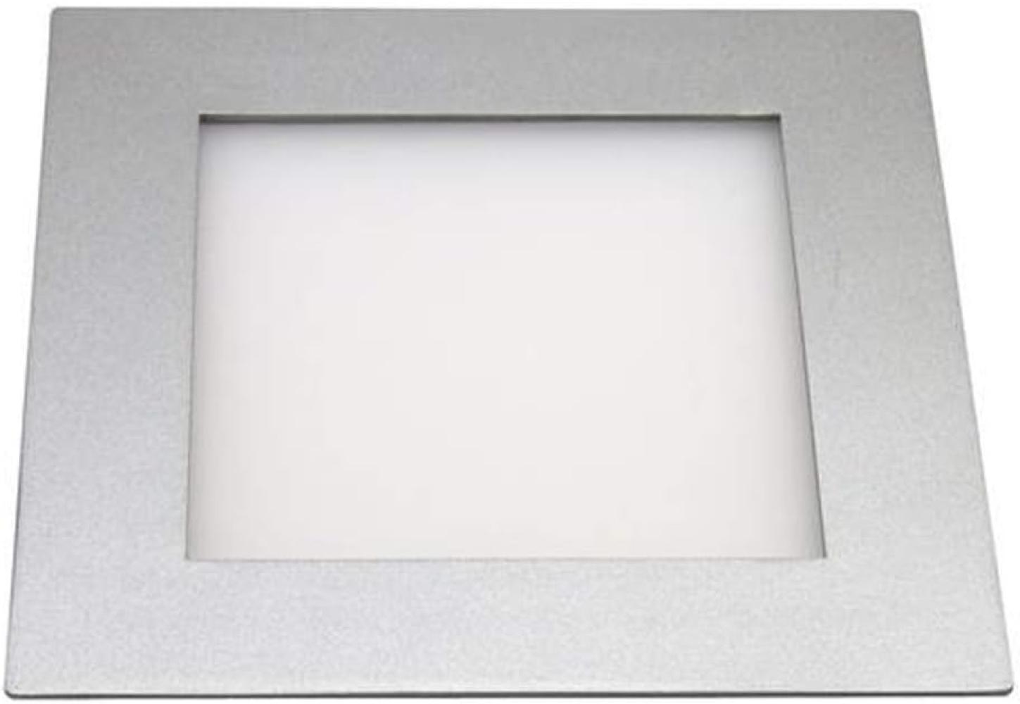 Heitronic Nr. 27641-HE LED Panel Toulouse 200mm Eckig 6000K silber Bild 1