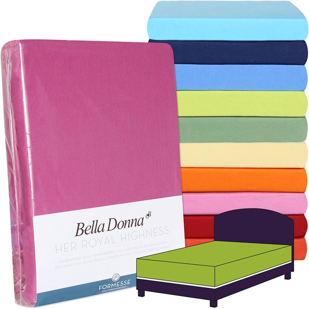 Formesse Bella Donna Boxspring Spannbettlaken Alto | 140x200 - 160x220 cm | limette Bild 1