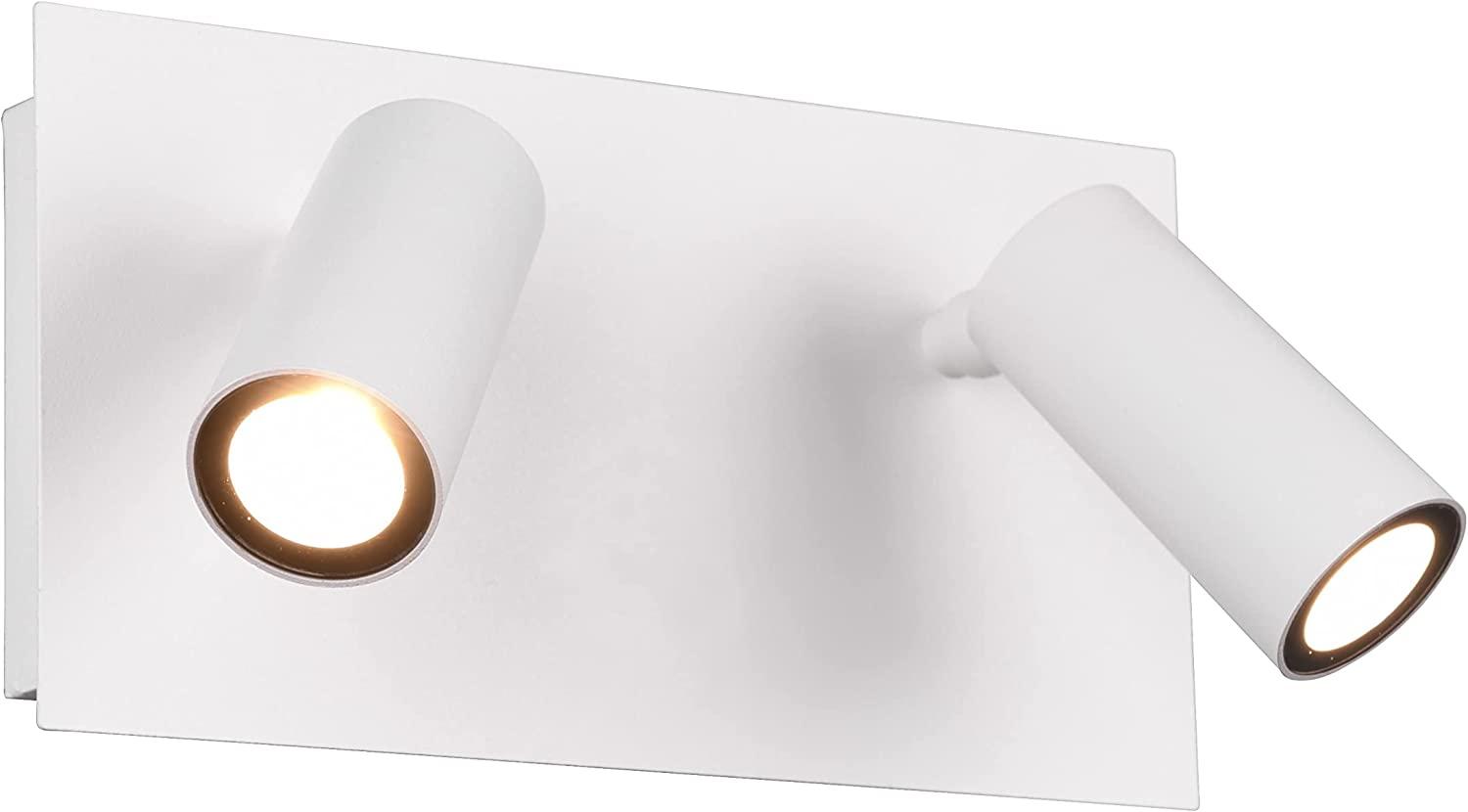 LED Außenwandleuchte TUNGA Wandstrahler Außen 2-flammig, Weiß Bild 1