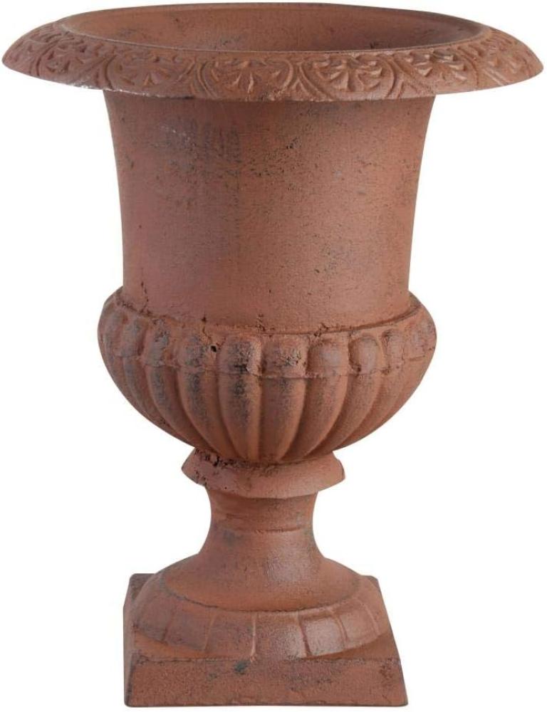 2 Stück Esschert Design Blumentopf, Übertopf Französische Vase, Amphore auf Sockel, Größe L, ca. 31 cm x 31 cm x 43 cm Bild 1