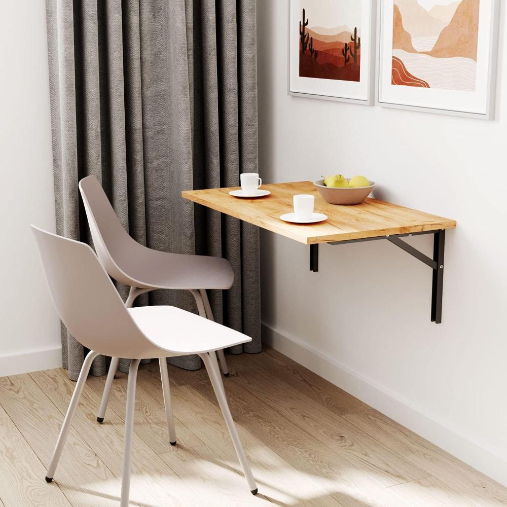 mikon 60x50 | Wandklapptisch Klapptisch Wandtisch Küchentisch Schreibtisch Kindertisch | Gold Craft Bild 1