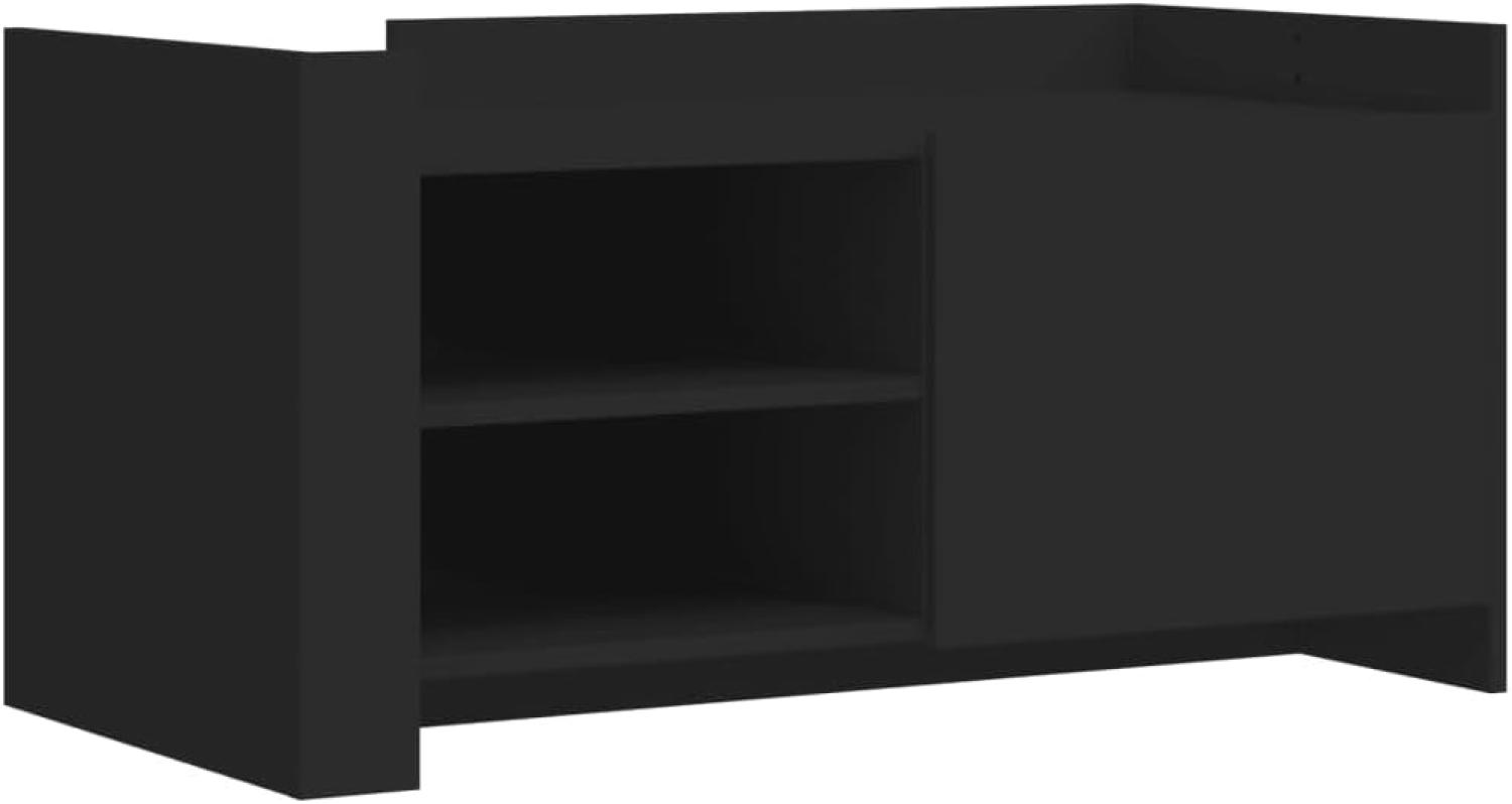 Couchtisch Schwarz 100x50x50 cm Holzwerkstoff 848361 Bild 1