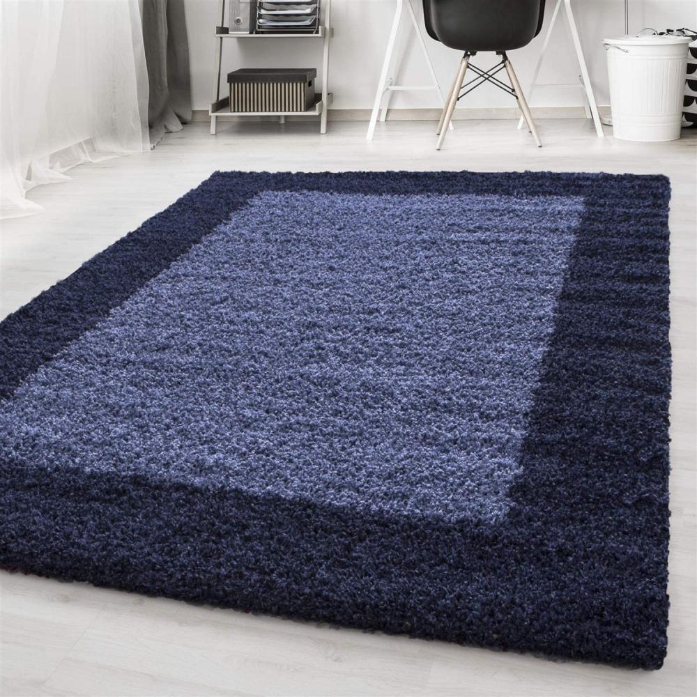 Shaggy Teppich LIFE NAVY 200 X 290cm Rechteck Bild 1