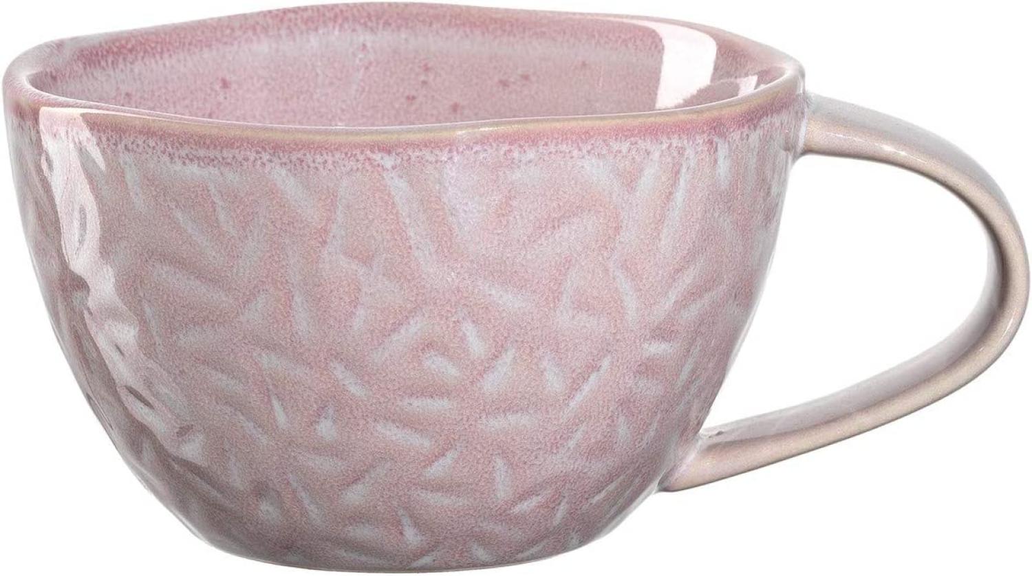 Leonardo Keramiktasse MATERA, Kaffeetasse, Tasse, Becher, Keramik, Rosé, 180 ml, 018575 Bild 1