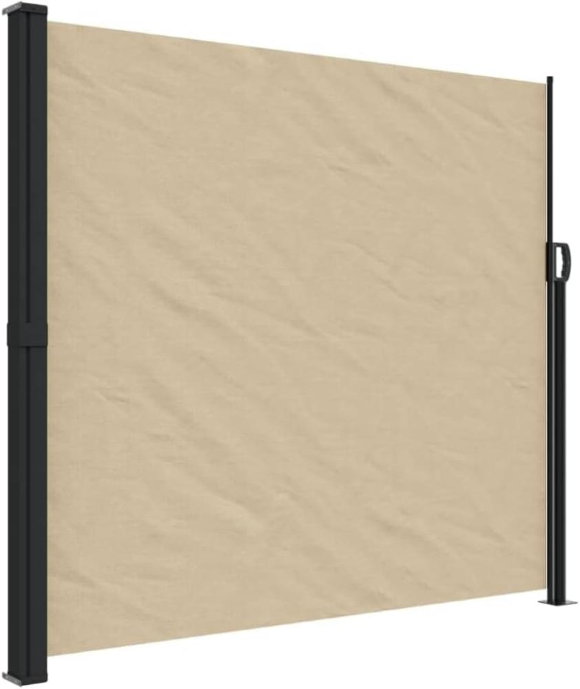 Seitenmarkise Ausziehbar Beige 180x600 cm 4004540 Bild 1