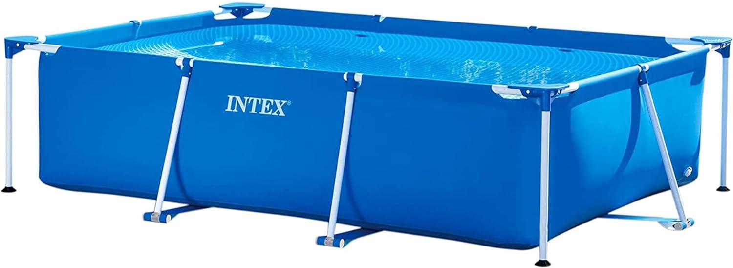 Intex 'Frame Swimming Pool Set Serie Family I', blau, 220 x 150 x 60 cm, rechteckig Bild 1