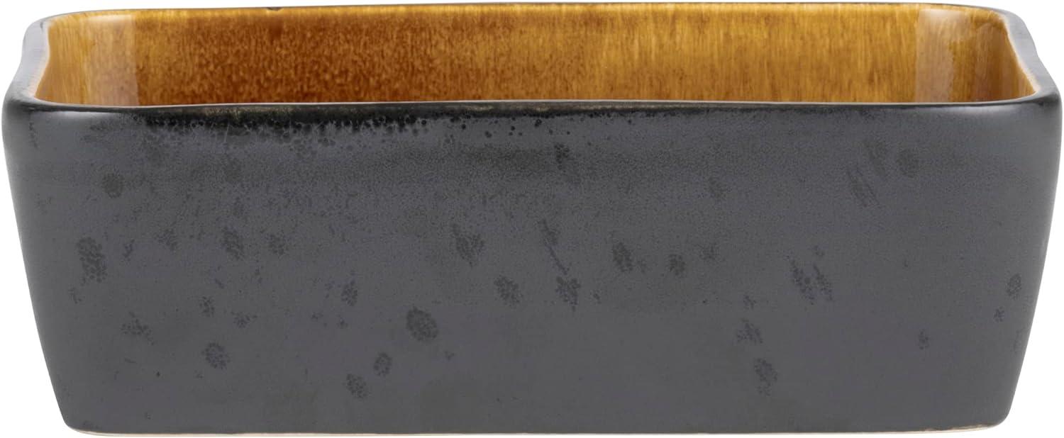 Bitz Auflaufform rechteckig black / amber 19 x 14 cm Bild 1