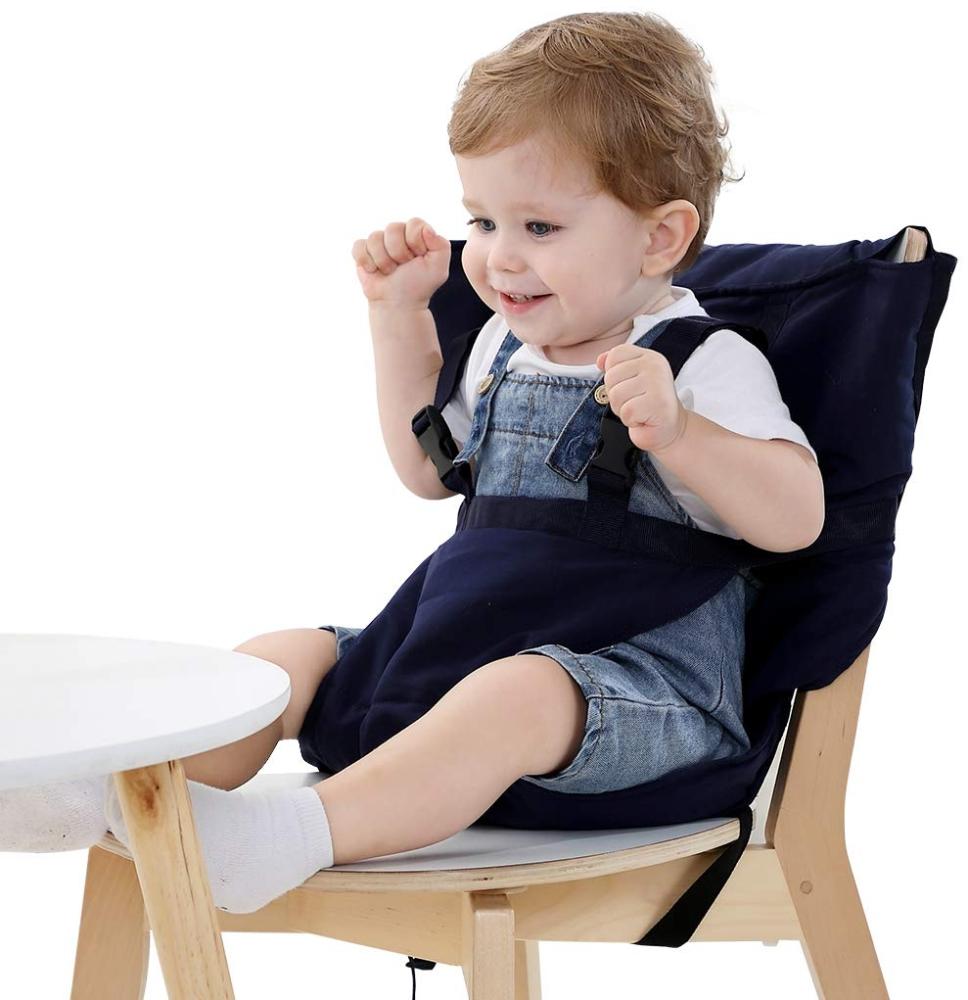 Baby Sitzerhöhung Stuhl mobile baby Reise Baby Hochstuhl Sicherheitsgürtel/Esszimmerstuhl/Säuglingsbeutel faltbar und tragbar Bild 1
