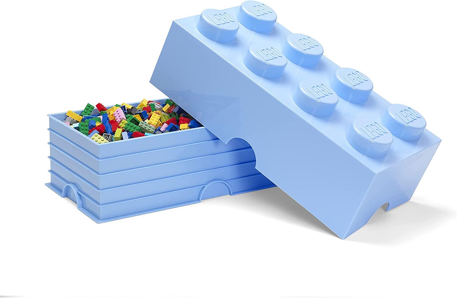 Room Kopenhagen Lego 'Storage Brick 8' Aufbewahrungsbox hellblau Bild 1