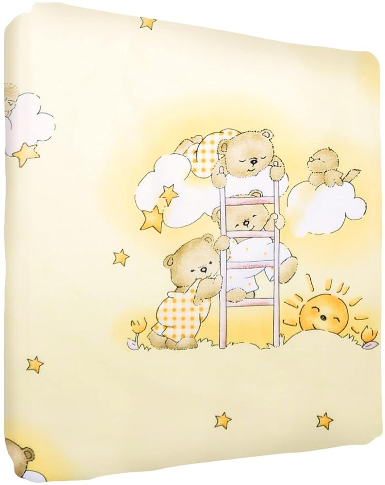 Baumwolle Spannbetttuch Passend für 120x60 cm Kinderbett Matratze - Muster 3 Bild 1