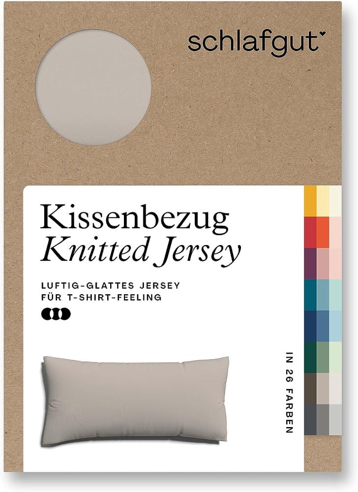 Adam Matheis Kissenbezug Knitted Jersey (BL 40x80 cm) BL 40x80 cm beige Bild 1