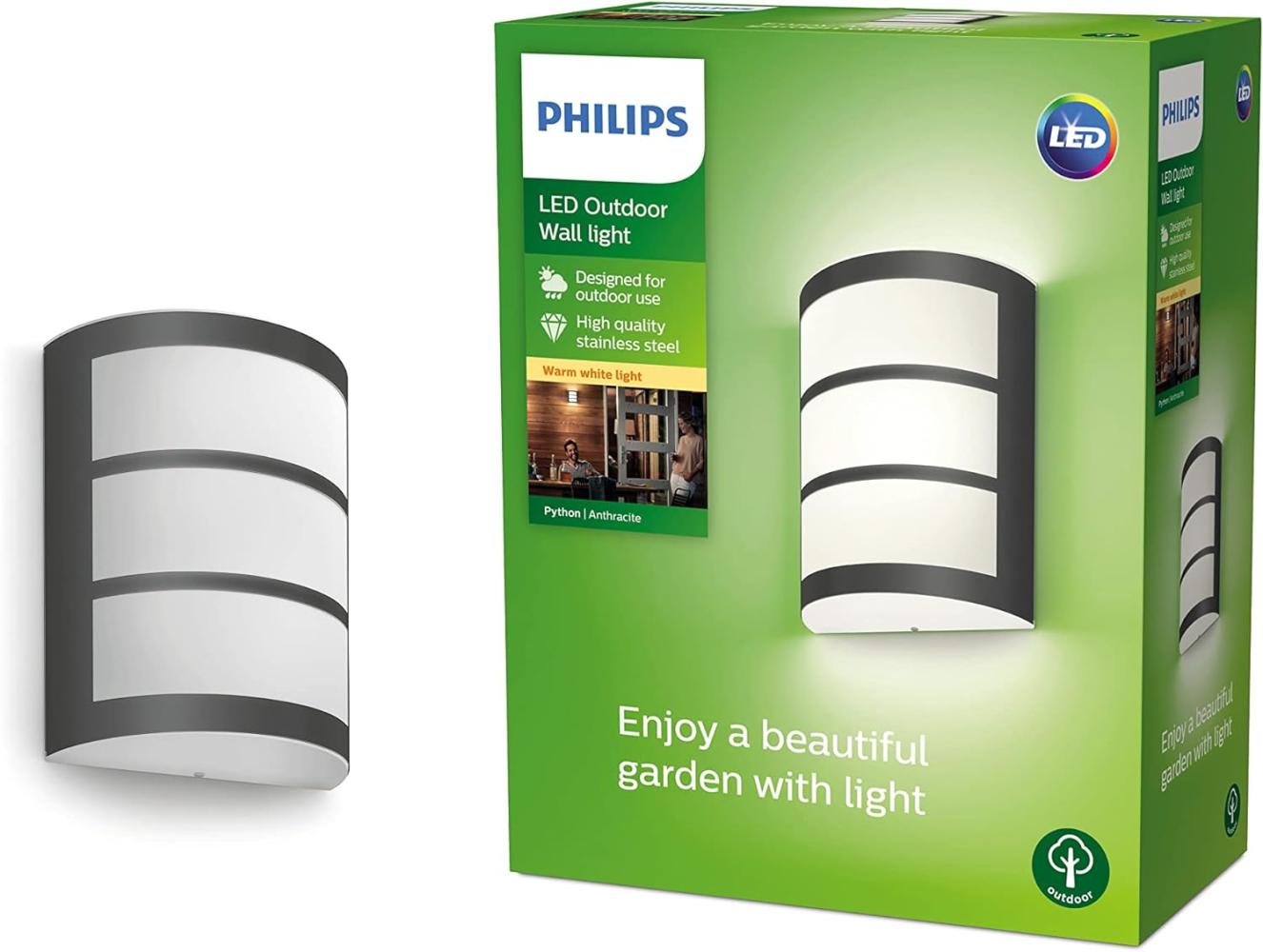 Philips Python Wall 2700K Anthrazit- Bild 1