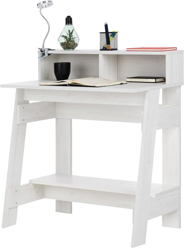 COMIFORT Computertisch - Schreibtischtisch mit 3 Oberflächen und Industriedesign, Jugendschreibtische für Studium oder Büro. Kleiner und funktioneller Computertisch - GAMONAL Nordic Bild 1