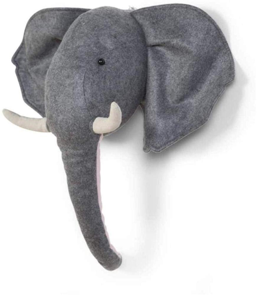 Childhome Filz Elefant-Kopf Tier, Unisex Bild 1