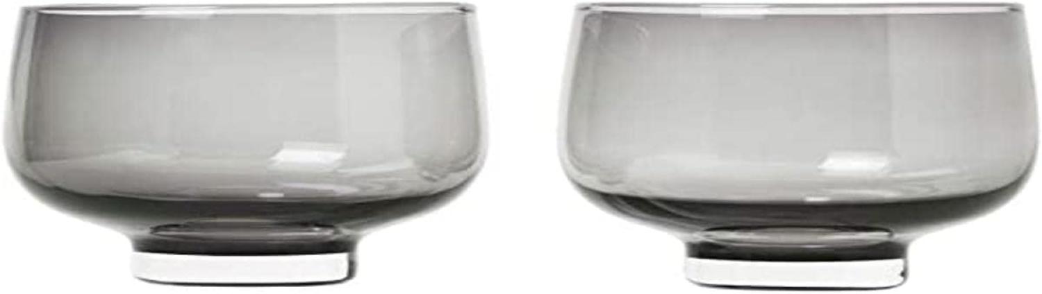 Blomus FLOW Set 2 Trinkgläser, Wasserglas, Trinkglas, Glas farbig, smoke, 220 ml, 63918 Bild 1
