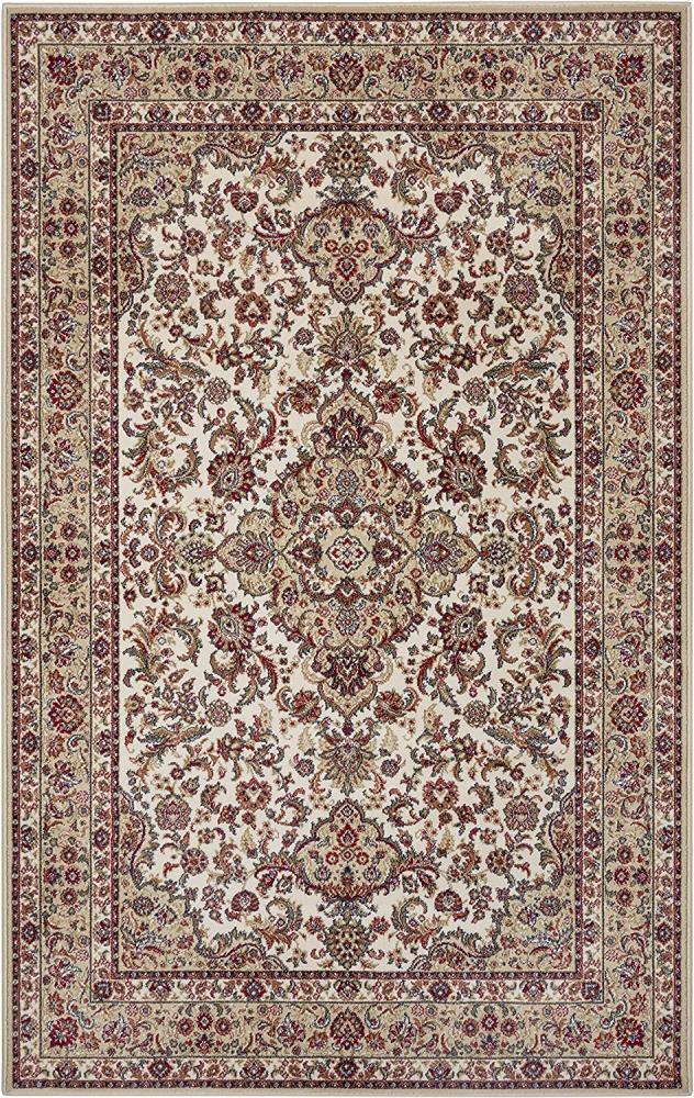 Orientalischer Kurzflor Teppich Zahra Beige Creme Mehrfarbig - 160x230x1cm Bild 1