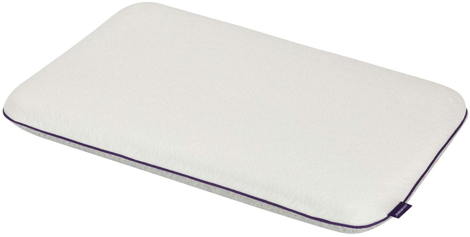 Clevamama Kinderkissen mit natürlicher Lavendelessenz für einen erholsamen Schlaf, 60x40x7cm Bild 1