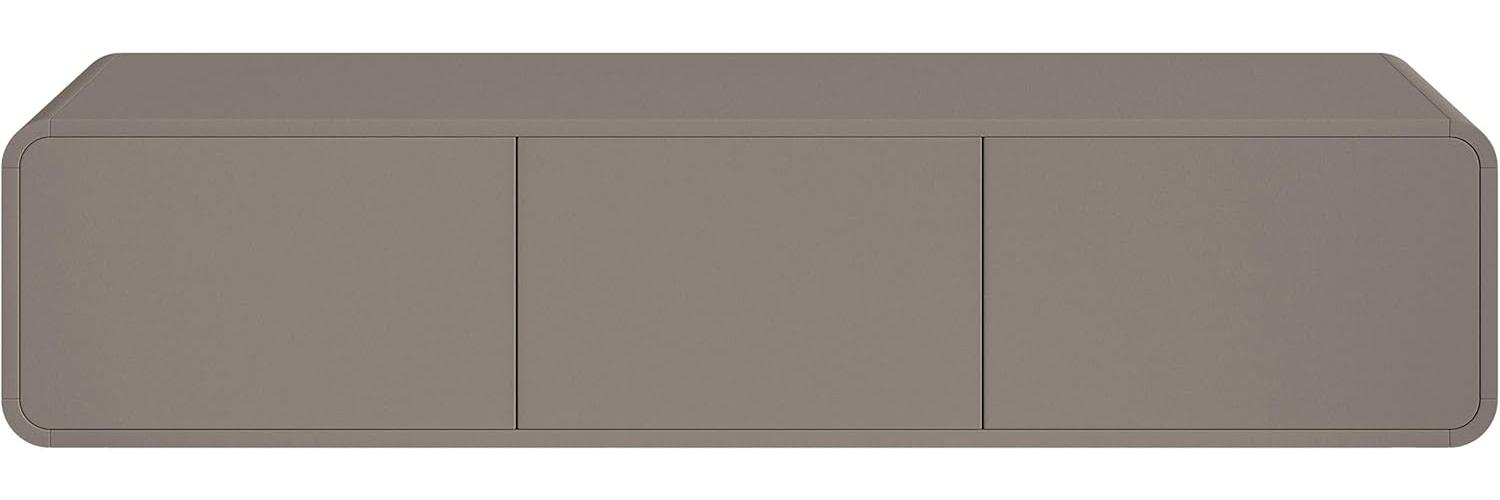 Selsey Oro - TV-Hängeboard mit 3 Schubladen, dunkelbeige, 154 cm Bild 1