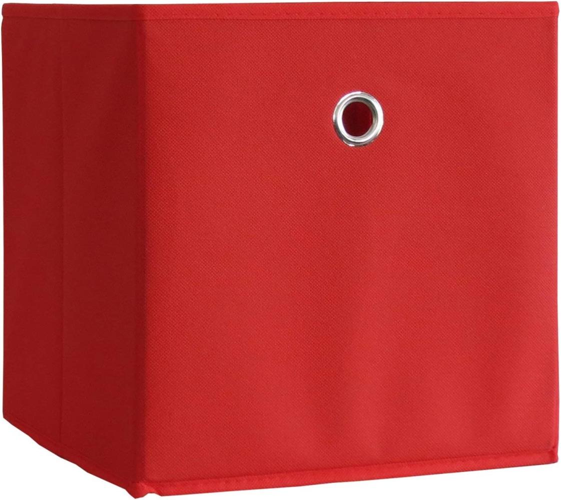 VCM 2er-Set 'Boxas' Faltbox, 28x27x27 cm, rot Bild 1