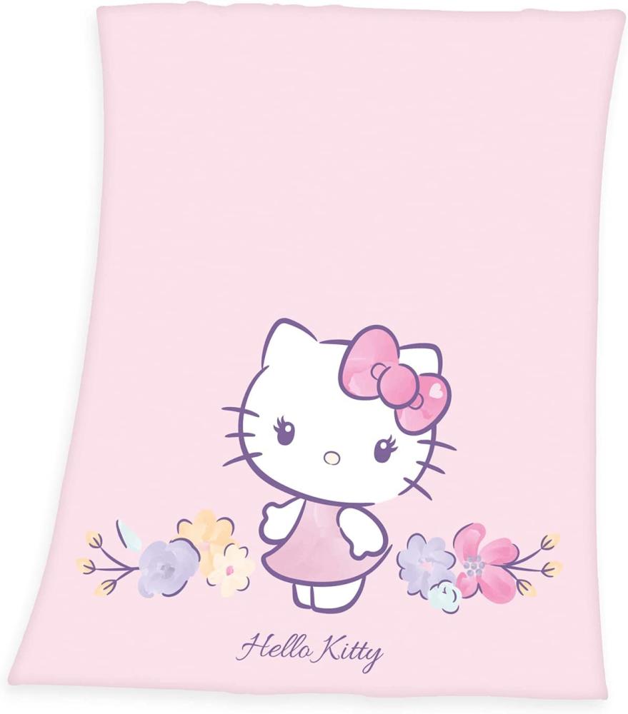 Hello Kitty Fleece-Decke - 130 x 160 cm Bild 1
