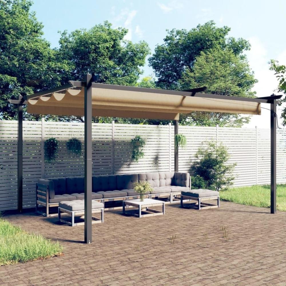 Pavillon >3012227< (LxBxH: 400x300x220 cm) in Taupe - 400x300x220 (LxBxH) Bild 1