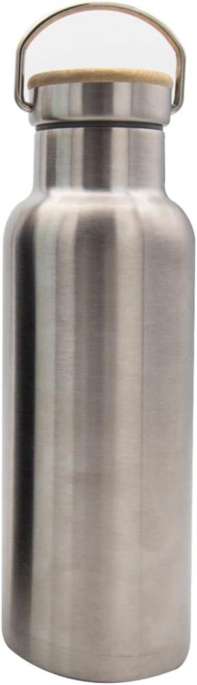 Steuber Thermoflasche 600 ml Milchkannen-Design mit praktischem Tragehenkel, doppelwandiger Edelstahl Bild 1
