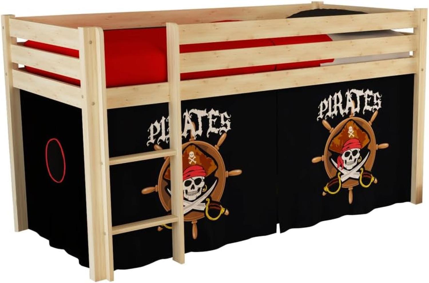 Spielbett Pino mit Textilset \"Pirates\" Bild 1