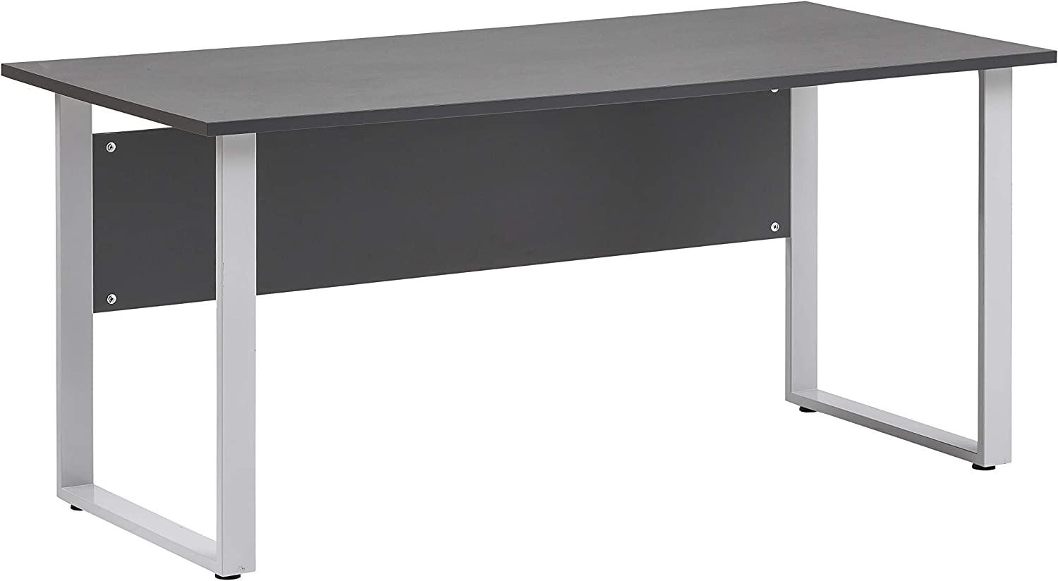 Möbelpartner Schreibtisch Denver 701483, Anthrazit, 75 cm tief Bild 1