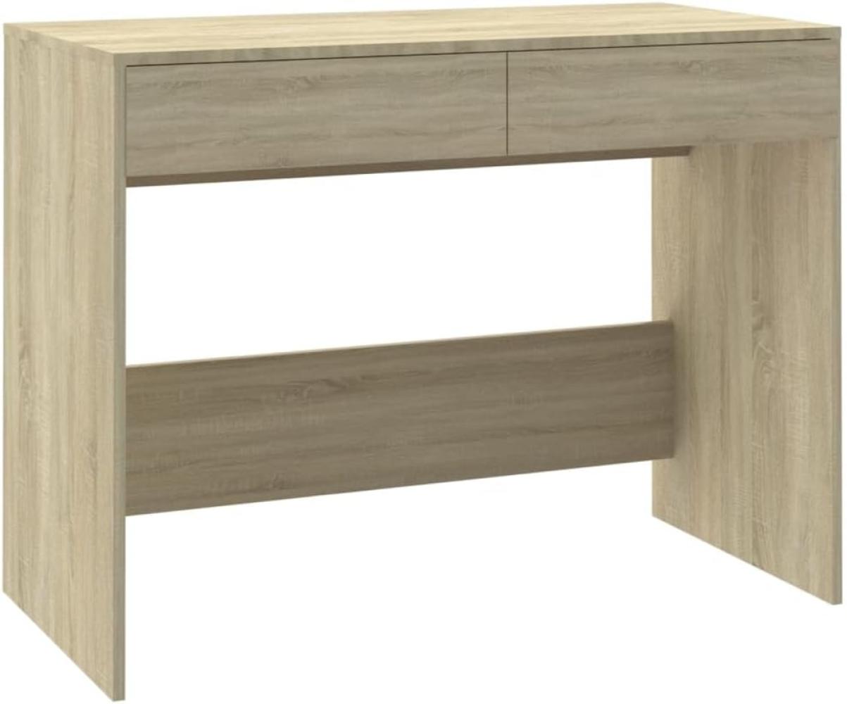 Schreibtisch Sonoma-Eiche 101x50x76,5 cm Holzwerkstoff Bild 1