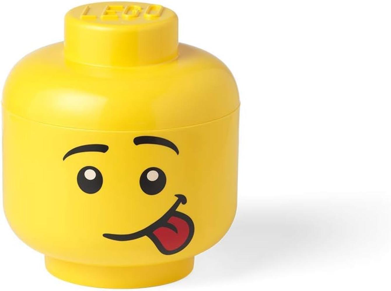 Room Copenhagen 'LEGO Storage Head Silly' Aufbewahrungsbox gelb klein Bild 1