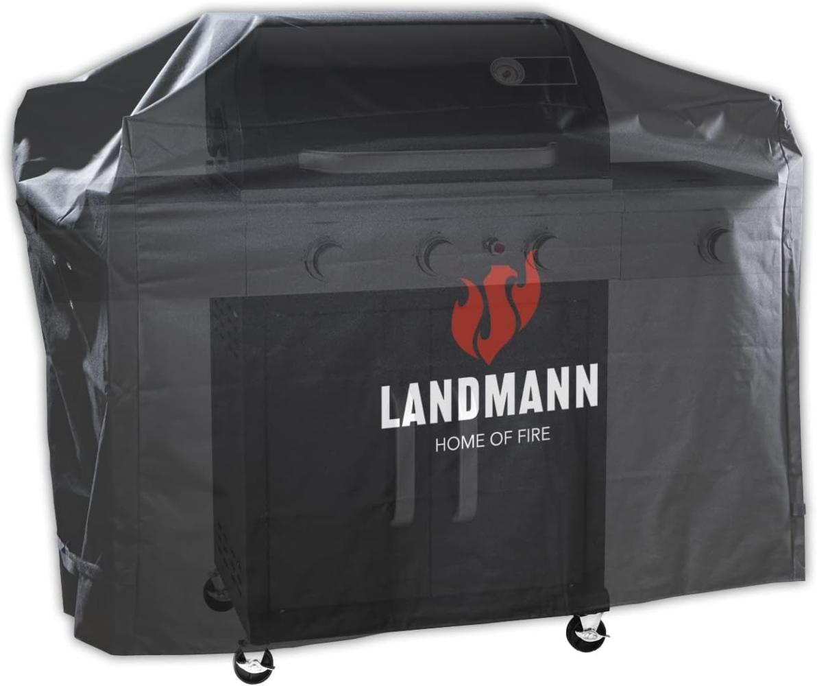 LANDMANN Wetterschutzhaube Premium - 62x148x120cm - schwarz Bild 1