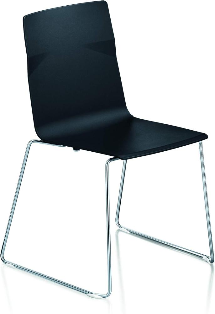 Sedus meet chair Designstuhl, Kunststoff, Schwarz, 53 x 54 x 84 cm Bild 1