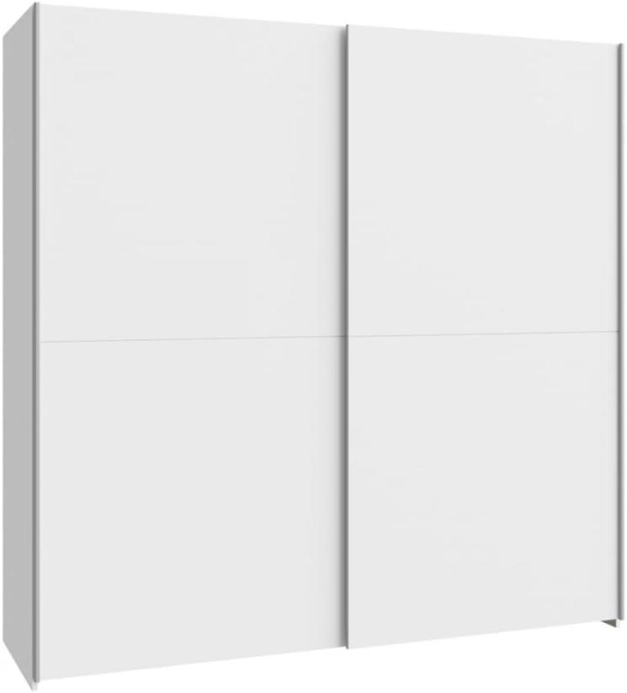 Kleiderschrank SCHACH&MATT mit Schiebetüren Weiß ca. 191 x 191 x 62 cm Bild 1