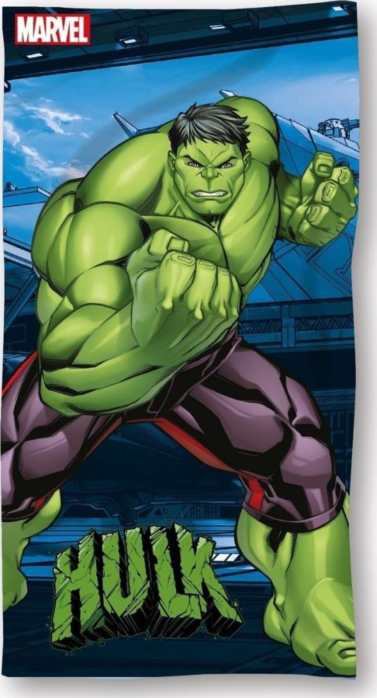 Avengers Microfaser Strandtuch Handtuch Badetuch mit Hulk Motiv 70cm x 140cm Bild 1