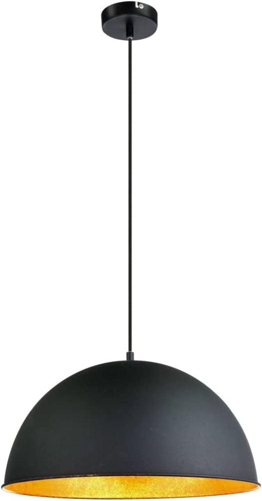 GLOBO Hängeleuchte Esszimmer Pendelleuchte Küche Hängelampe schwarz gold 58305H Bild 1