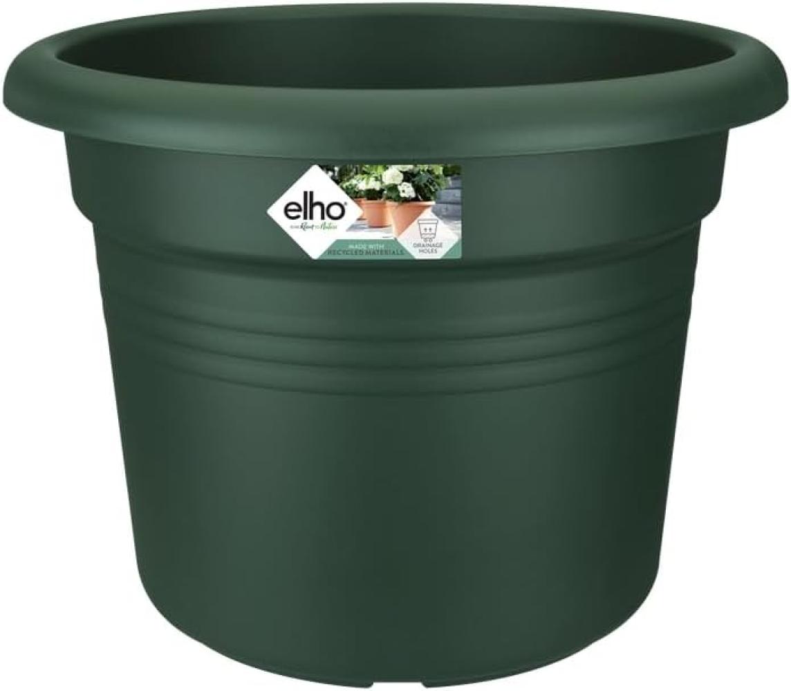 elho Green Basics Cilinder 55 - Blumentopf für Außen - Ø 54. 3 x H 41. 2 cm - Grün/Laubgrün Bild 1